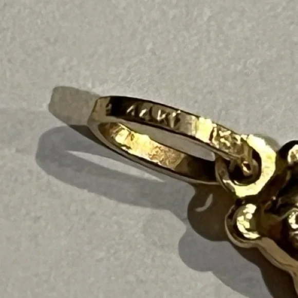 14K Gold Teddy Bear pendant - Picture 4 of 4
